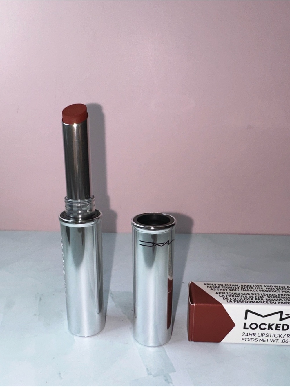 MAC Cosmetics Locked Kiss 24HR Lipstick — Brown Nude discontinued